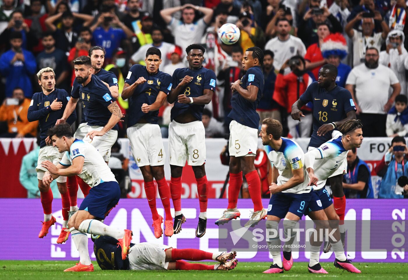 Qatar Soccer World Cup England - France