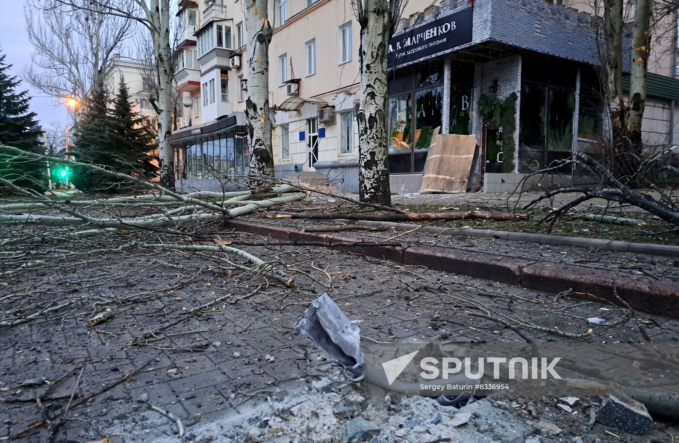 Russia Ukraine Military Operation Donetsk Shelling