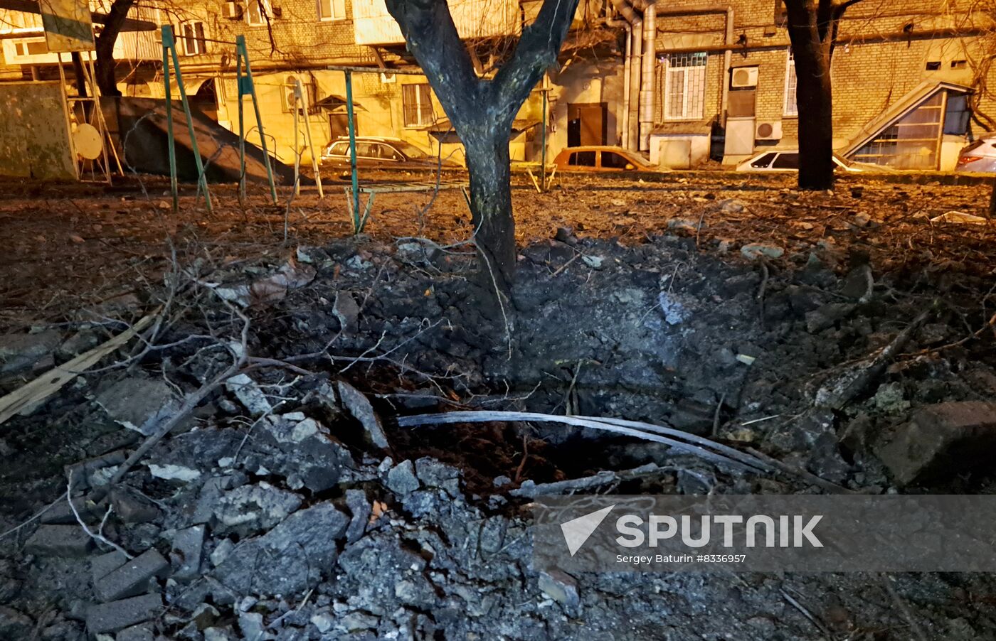 Russia Ukraine Military Operation Donetsk Shelling