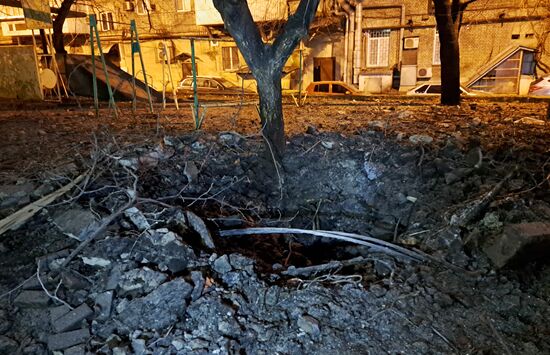 Russia Ukraine Military Operation Donetsk Shelling