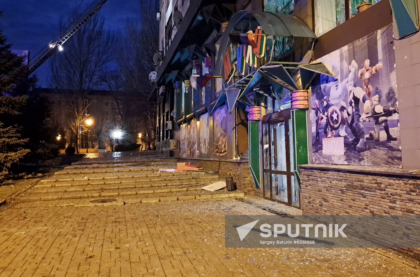 Russia Ukraine Military Operation Donetsk Shelling