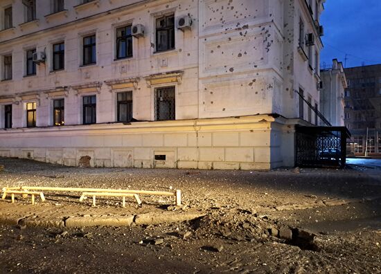 Russia Ukraine Military Operation Donetsk Shelling