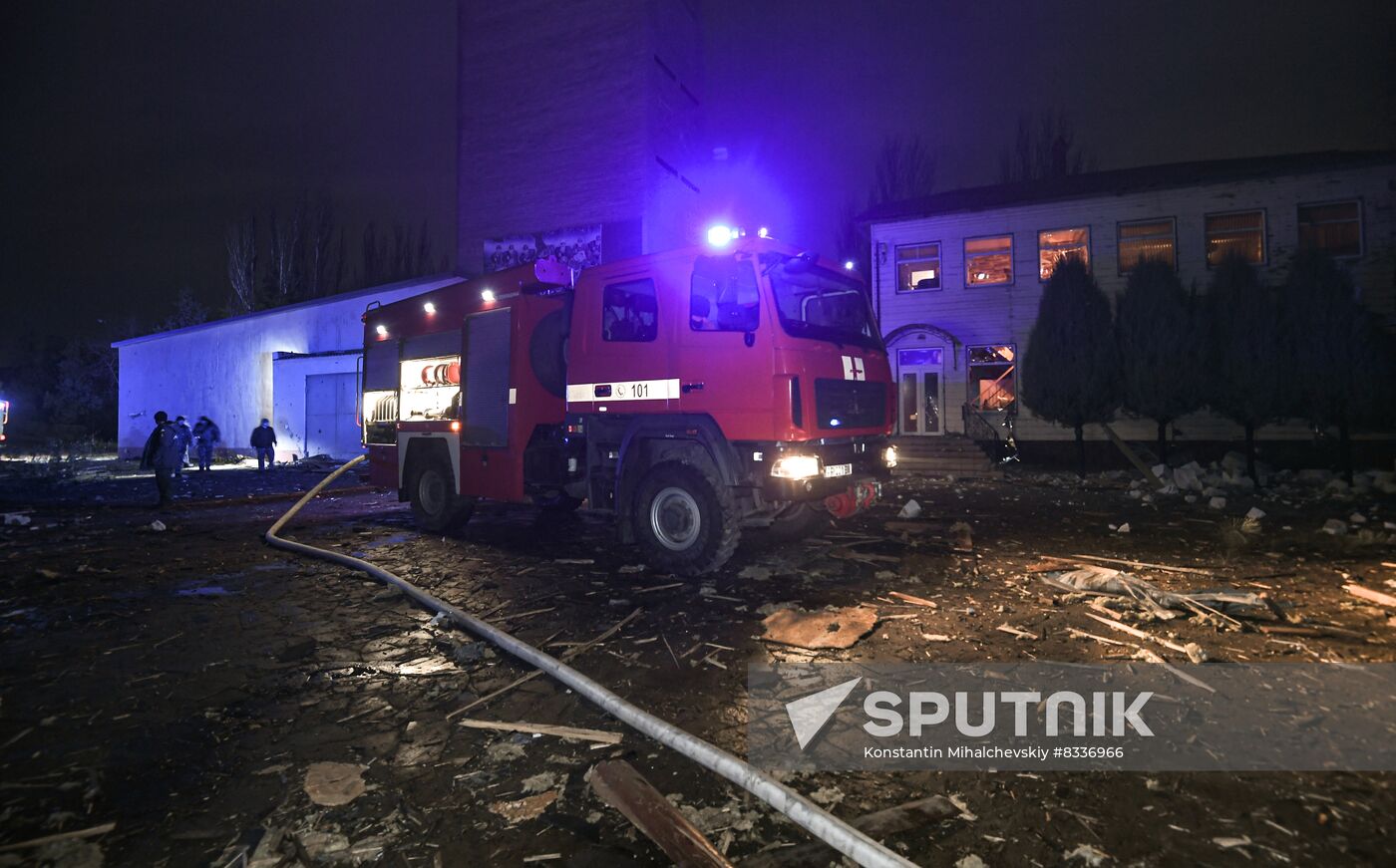 Russia Ukraine Military Operation Shelling