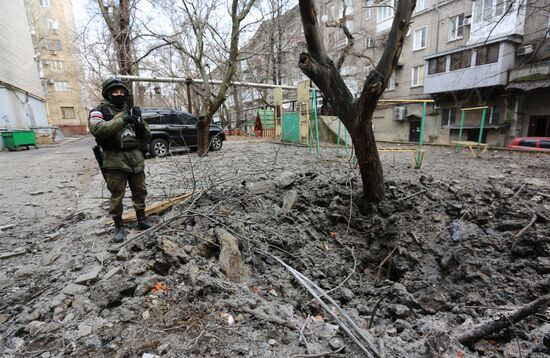 Russia Ukraine Military Operation Donetsk Shelling
