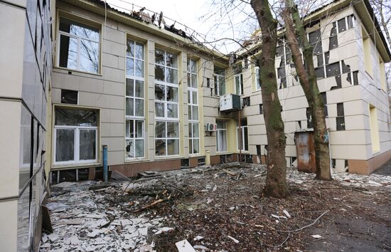 Russia Ukraine Military Operation Donetsk Shelling