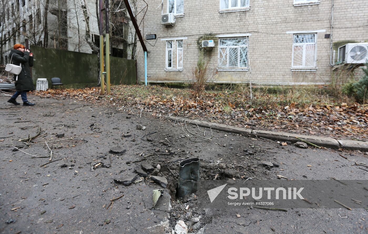 Russia Ukraine Military Operation Donetsk Shelling