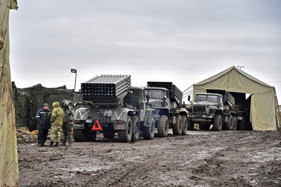 Russia Ukraine Military Operation Repair Base