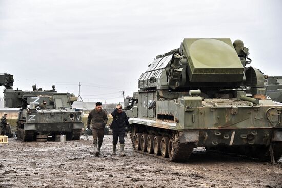 Russia Ukraine Military Operation Repair Base