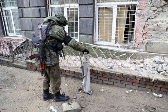 Russia Ukraine Military Operation Donetsk Shelling