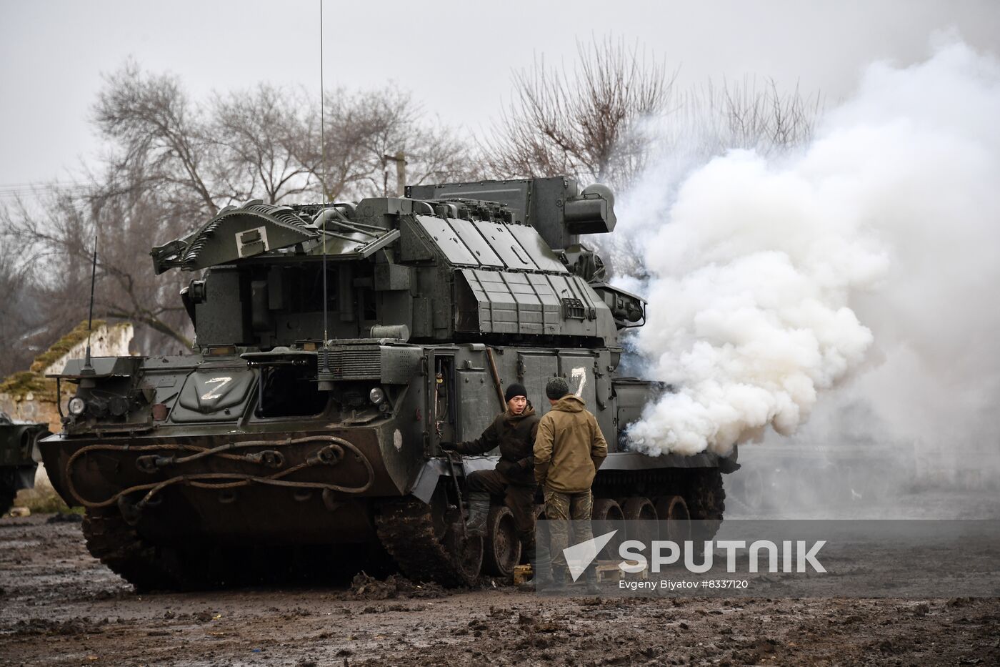 Russia Ukraine Military Operation Repair Base