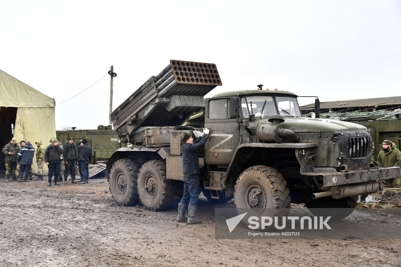 Russia Ukraine Military Operation Repair Base