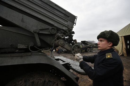 Russia Ukraine Military Operation Repair Base