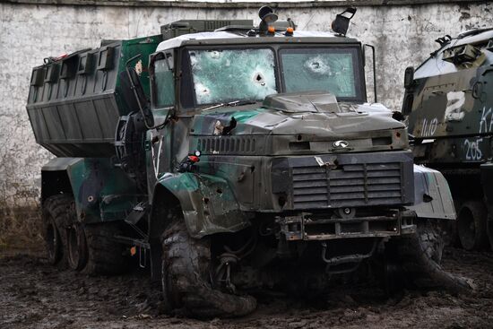 Russia Ukraine Military Operation Repair Base