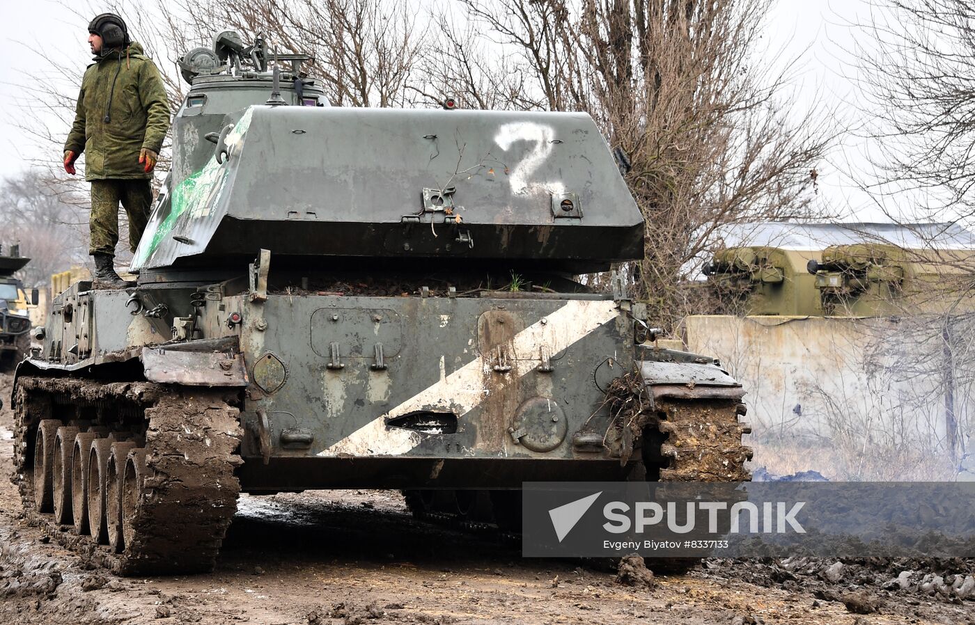 Russia Ukraine Military Operation Repair Base