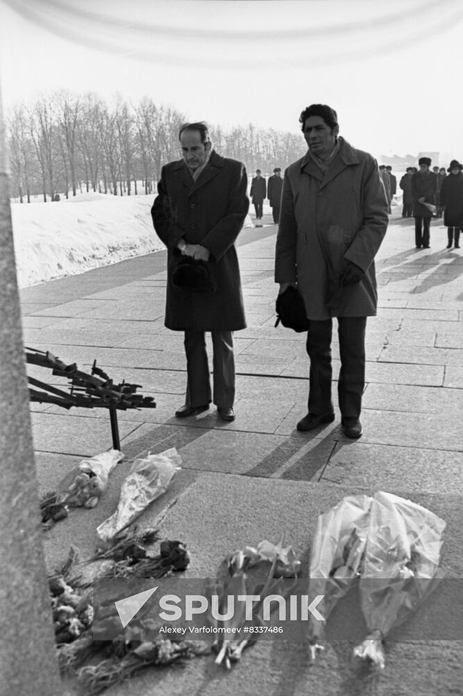 Delegation from Bolivia in Leningrad