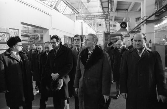 Delegation of Hungarian People's Republic visits Byelorussian SSR