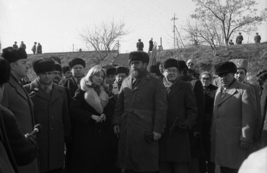 Cuban Communist Party's delegation in Odessa