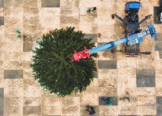 Russia New Year Festive Season Preparations