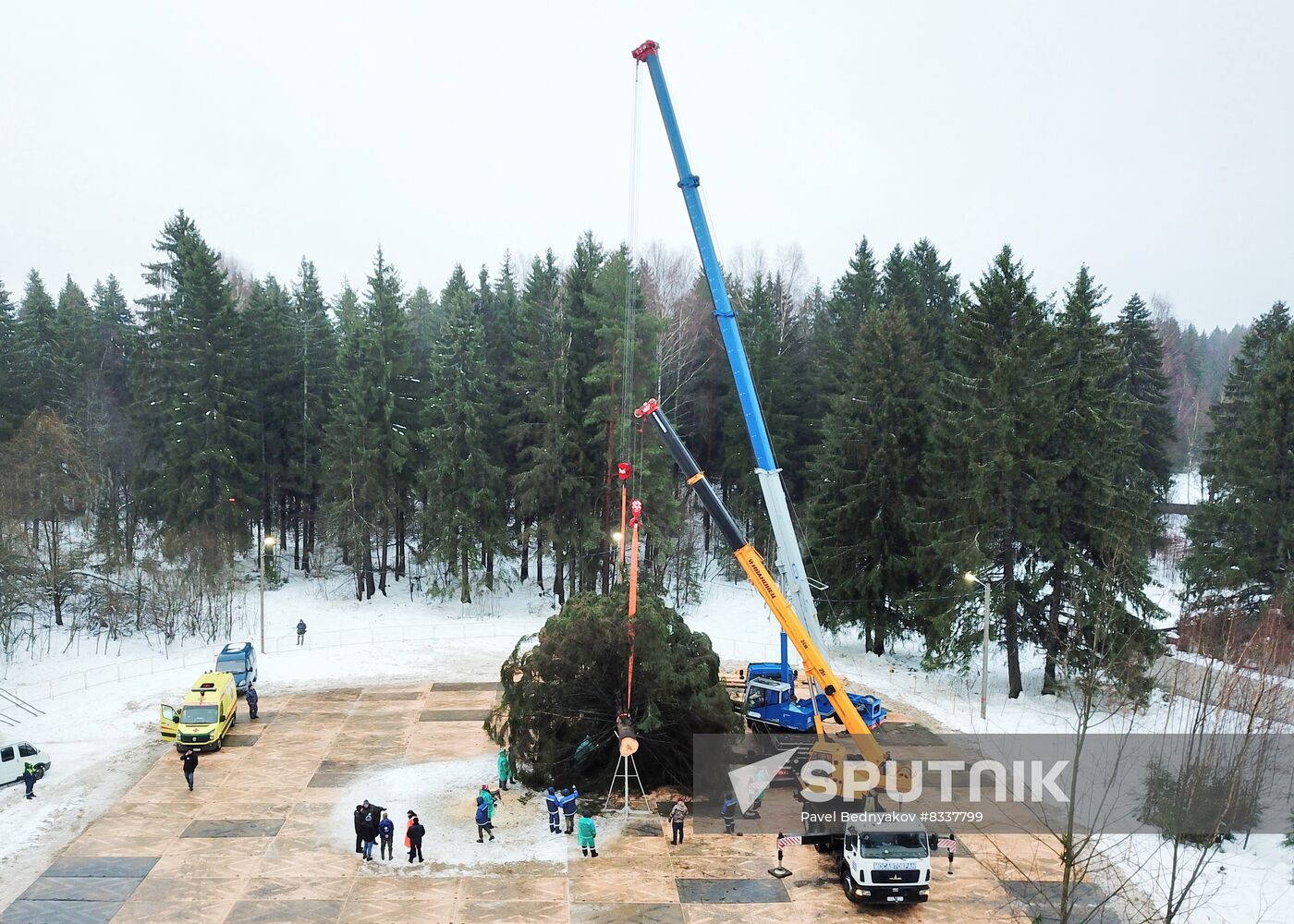 Russia New Year Festive Season Preparations