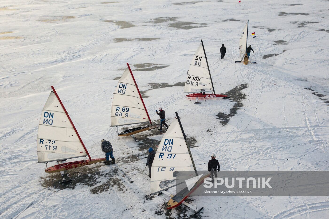 Russia Ice Sailing Competitions