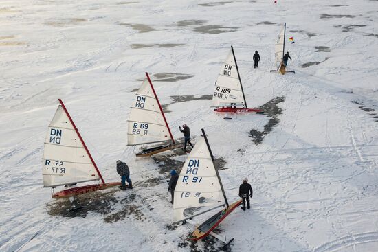 Russia Ice Sailing Competitions