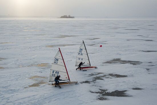 Russia Ice Sailing Competitions