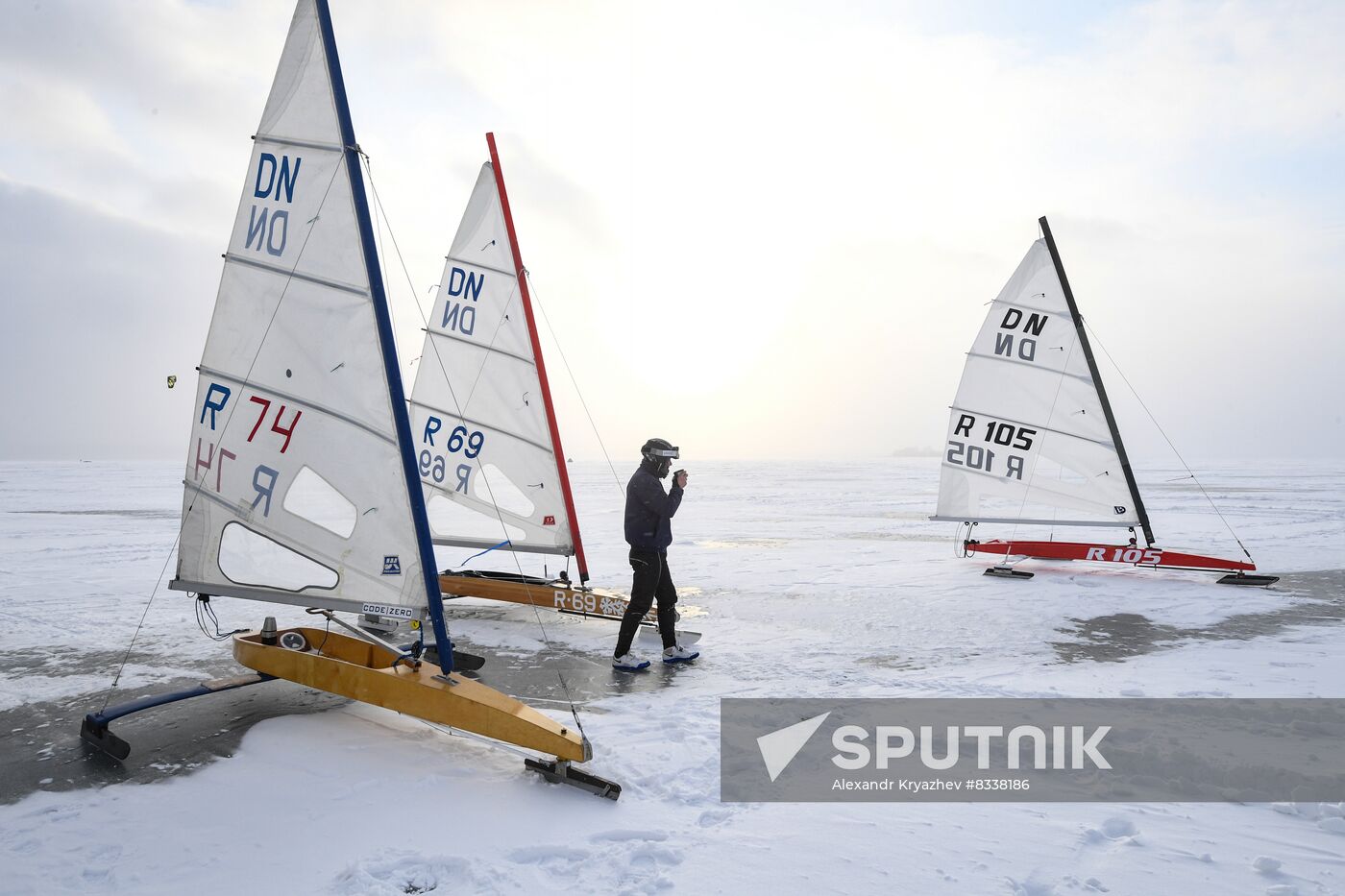 Russia Ice Sailing Competitions