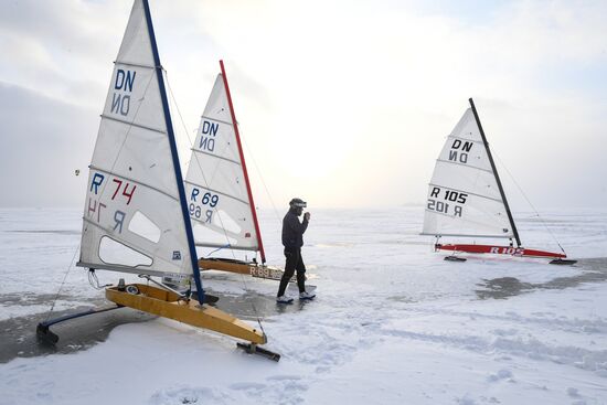 Russia Ice Sailing Competitions