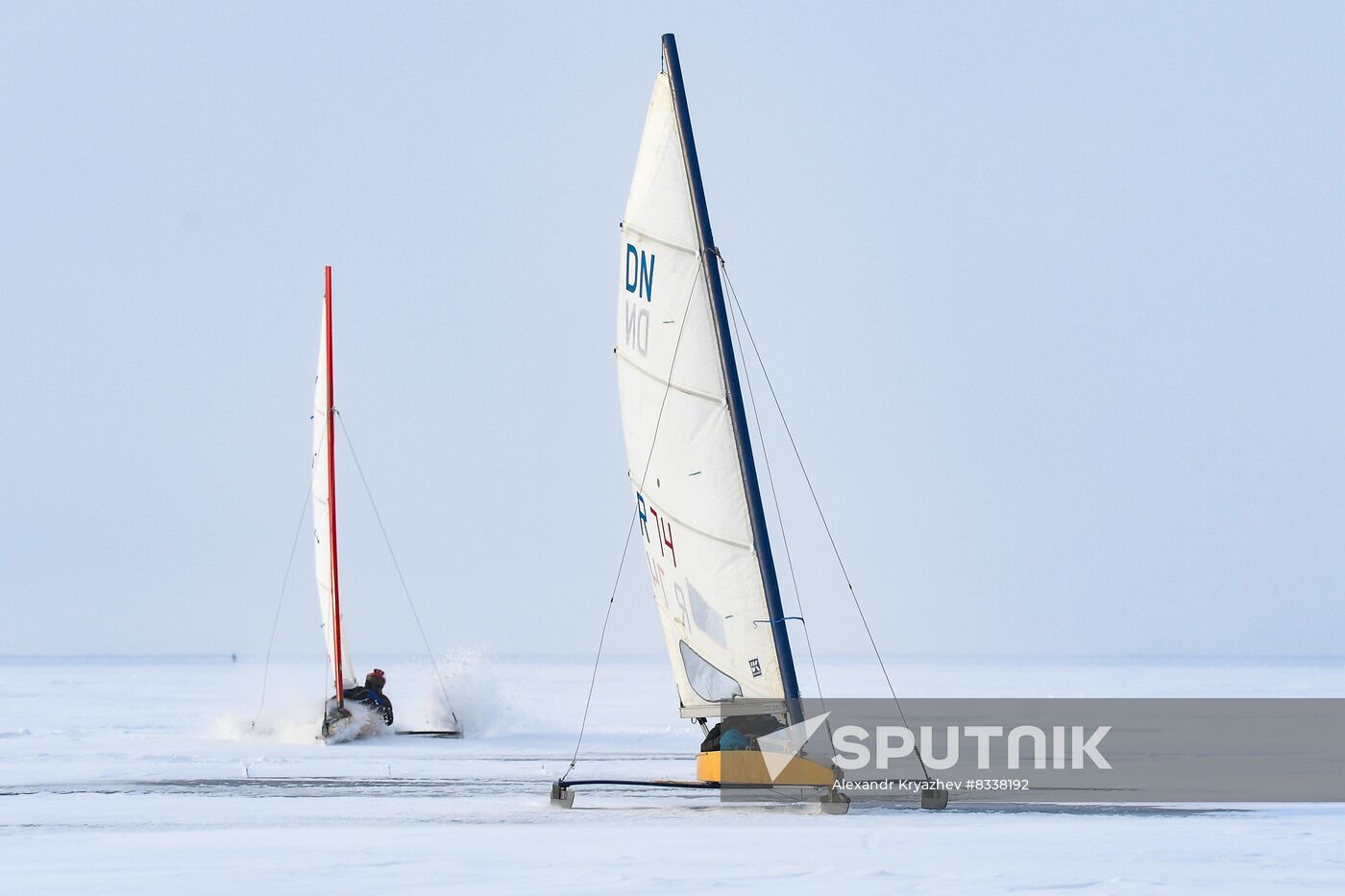 Russia Ice Sailing Competitions