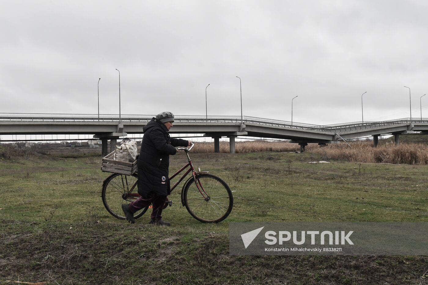 Russia Ukraine Military Operation Bridge Blowing Up