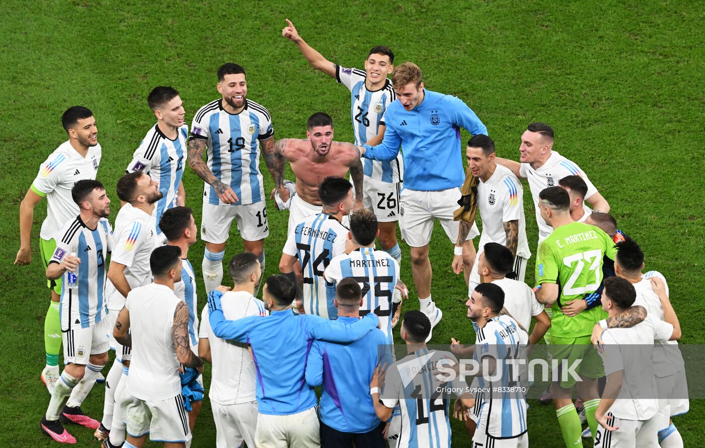 Qatar Soccer World Cup Argentina - Croatia