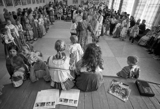 Folk culture school in Novosibirsk Academic Town
