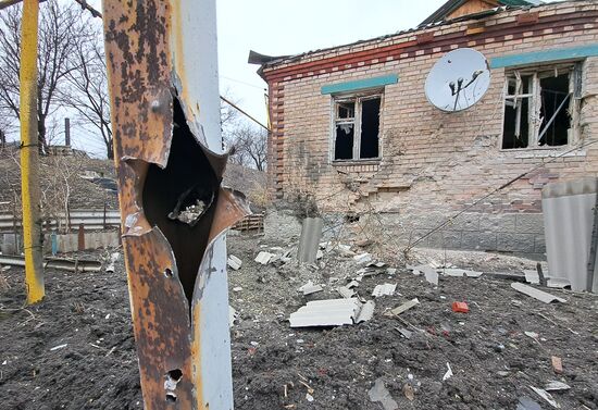 Russia Ukraine Military Operation Shelling