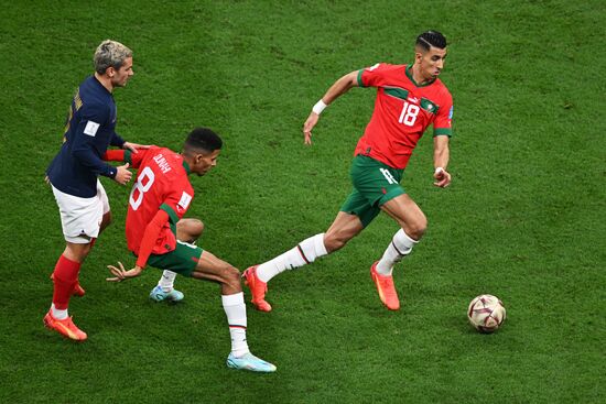 Qatar Soccer World Cup France - Morocco