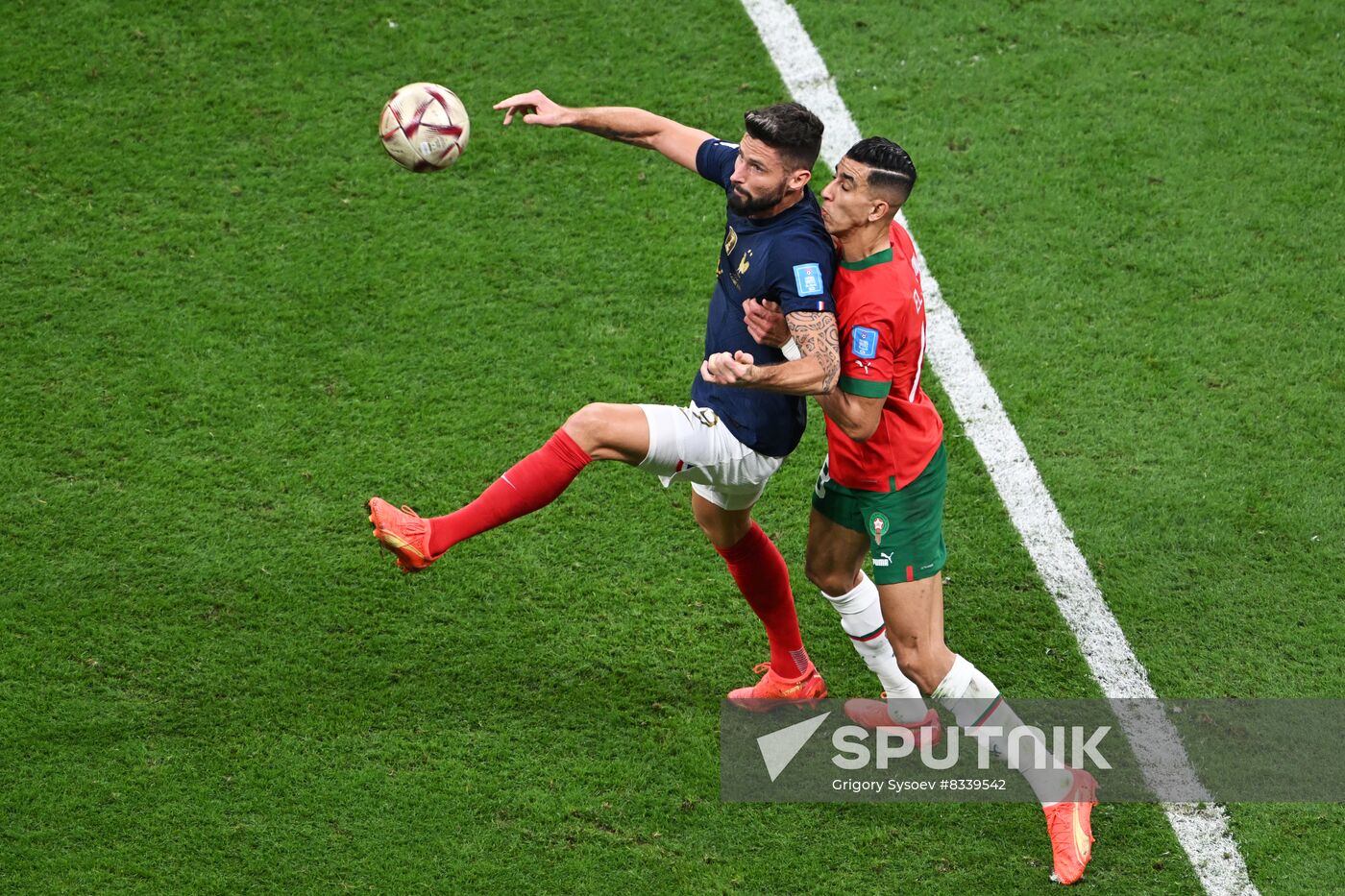 Qatar Soccer World Cup France - Morocco