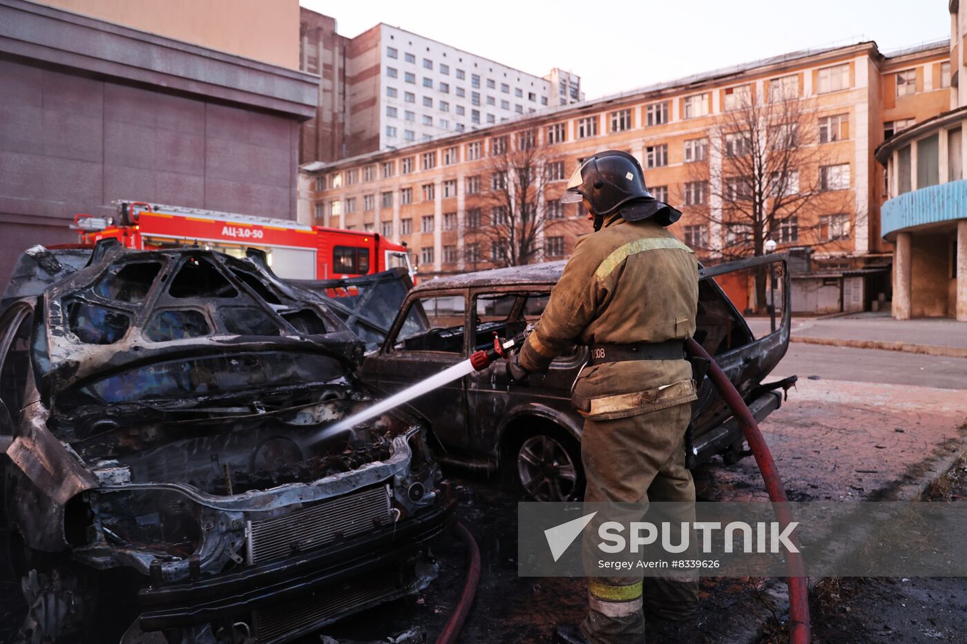 Russia Ukraine Military Operation Shelling