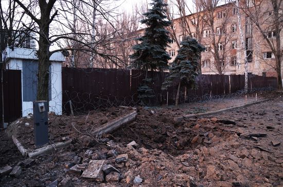 Russia Ukraine Military Operation Shelling