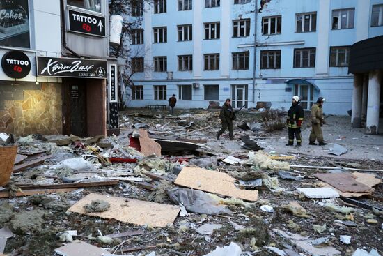 Russia Ukraine Military Operation Shelling