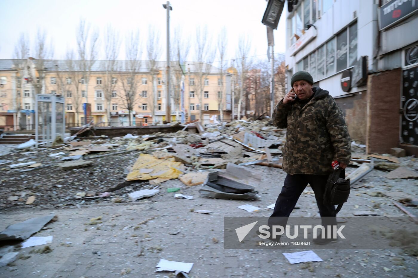 Russia Ukraine Military Operation Shelling