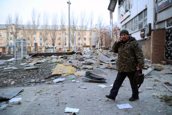 Russia Ukraine Military Operation Shelling