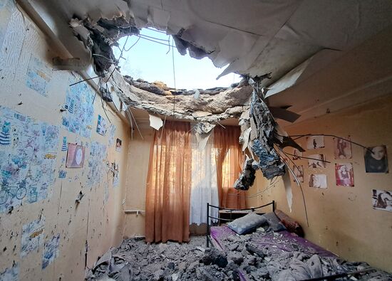 Russia Ukraine Military Operation Shelling