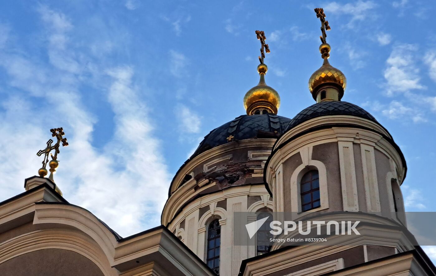 Russia Ukraine Military Operation Shelling