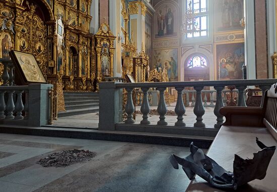 Russia Ukraine Military Operation Shelling