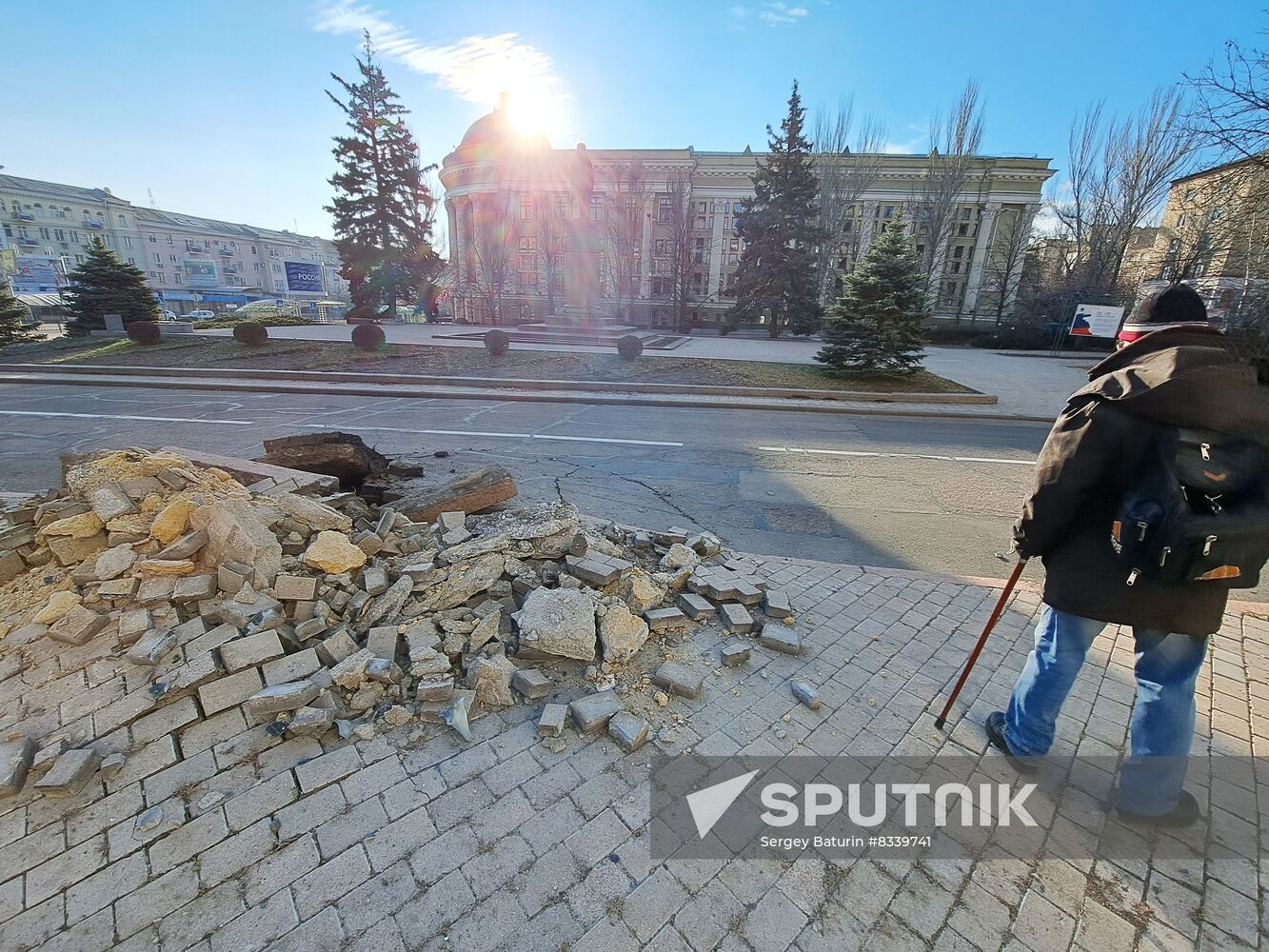 Russia Ukraine Military Operation Shelling