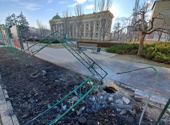 Russia Ukraine Military Operation Shelling