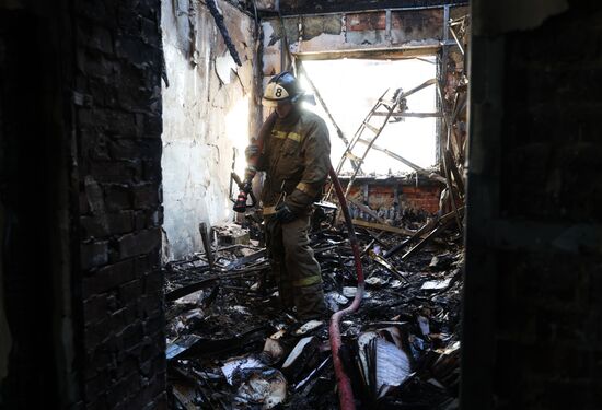 Russia Ukraine Military Operation Shelling