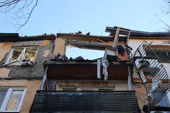 Russia Ukraine Military Operation Shelling