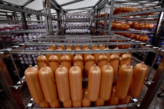 Russia Ukraine Military Operation Meat Processing Plant