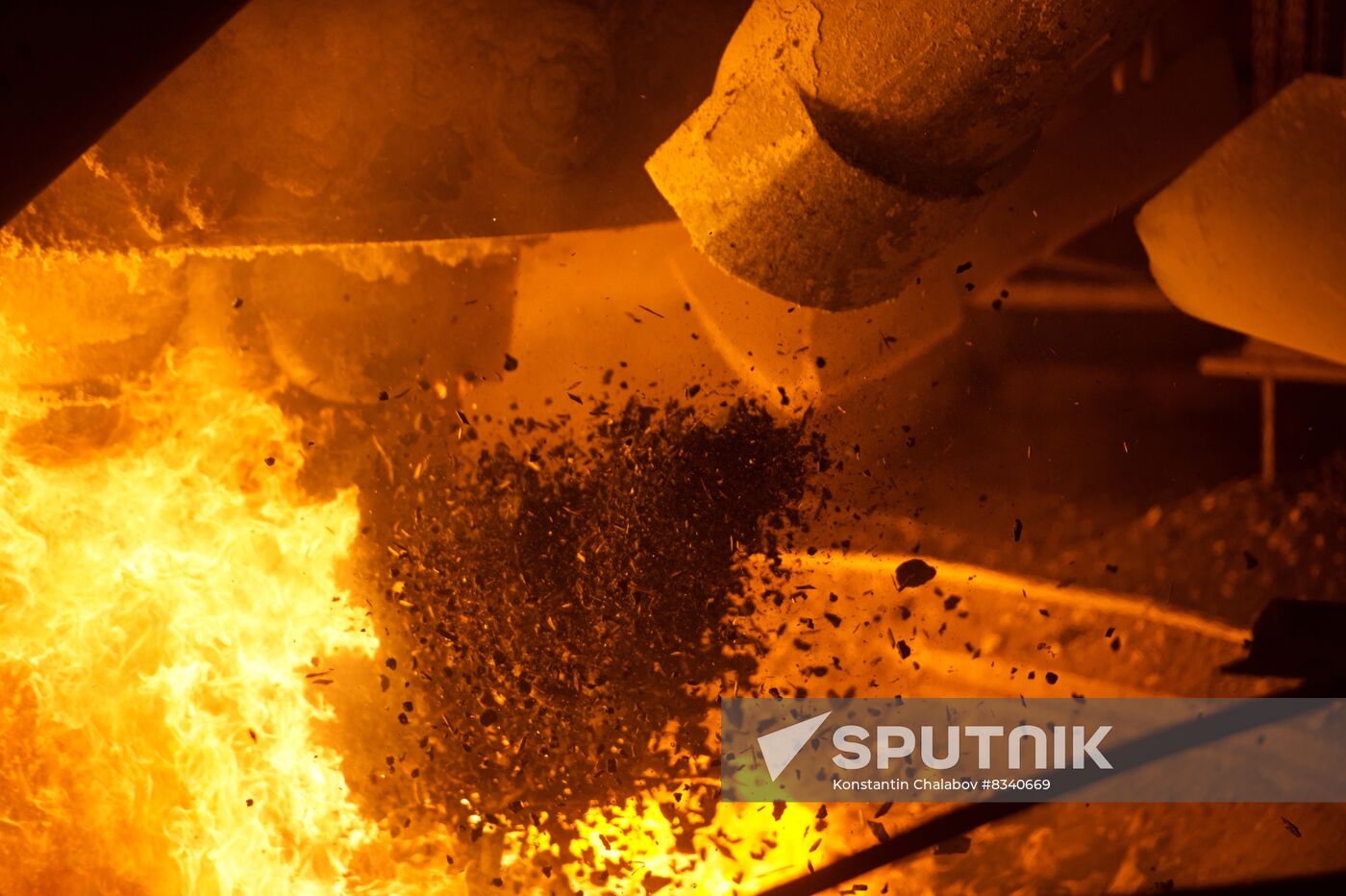 Ferroalloy workshop at Novolipetsk Steel