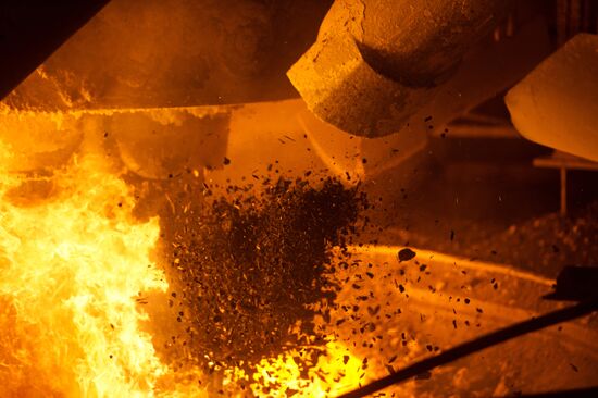 Ferroalloy workshop at Novolipetsk Steel